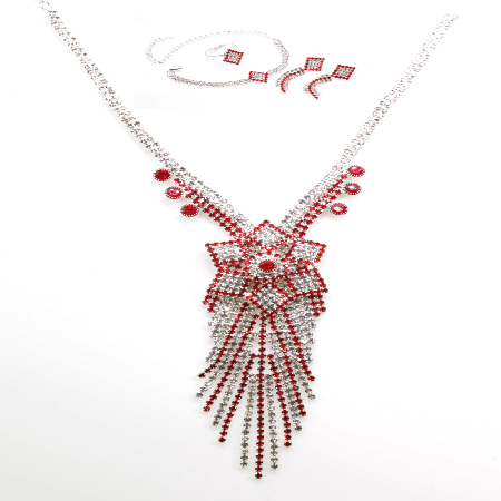 KOMPLET naszyjnik...