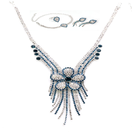 KOMPLET naszyjnik...