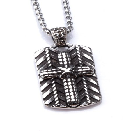 NASZYJNIK STAL 316L KRZYŻ...