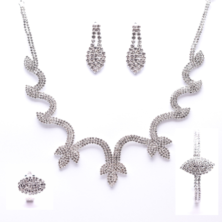 KOMPLET naszyjnik kolia...