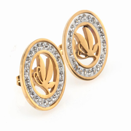 KOLCZYKI ZŁOTE STAL 316L...