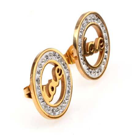 KOLCZYKI ZŁOTE STAL 316L...