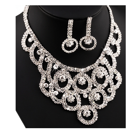 KOMPLET ŚLUBNY BIŻUTERIA...