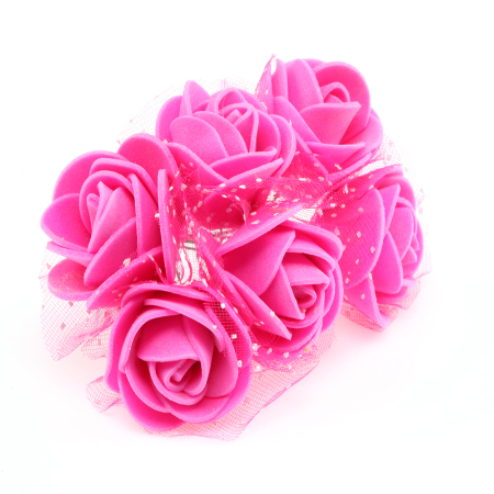 RÓŻE Z PIANKI RÓŻYCZKI Z...