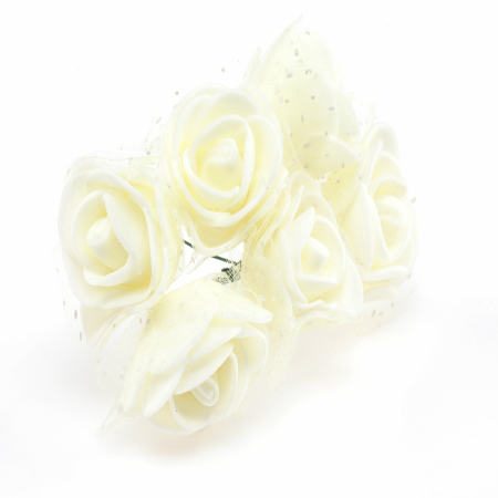 RÓŻE Z PIANKI RÓŻYCZKI Z...