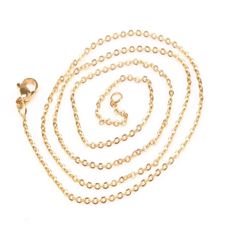 ŁAŃCUSZEK NASZYJNIK STAL...