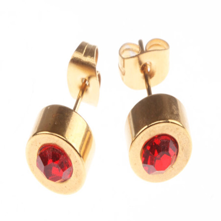 KOLCZYKI ZŁOTE STAL...