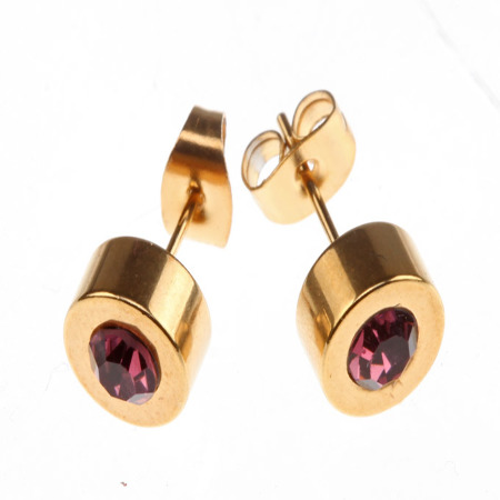 KOLCZYKI ZŁOTE STAL...