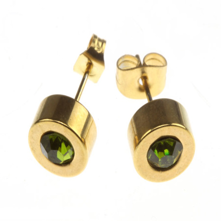 KOLCZYKI ZŁOTE STAL...