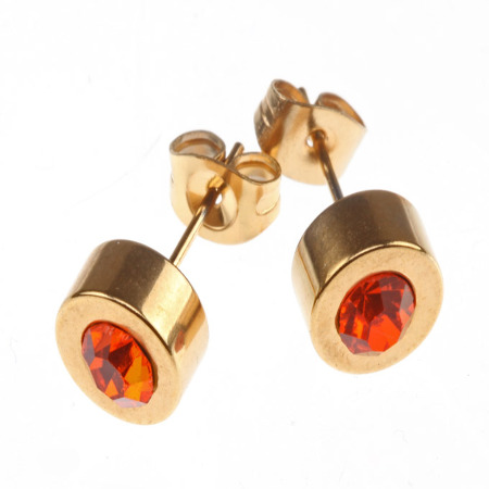 KOLCZYKI ZŁOTE STAL...