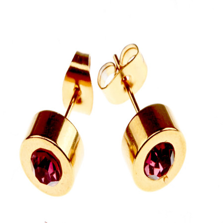 KOLCZYKI ZŁOTE STAL...