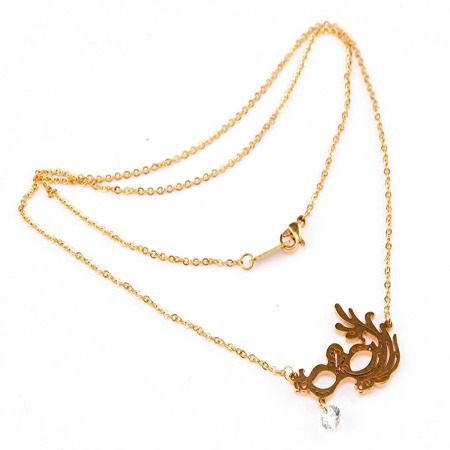 ŁAŃCUSZEK NASZYJNIK MASKA...