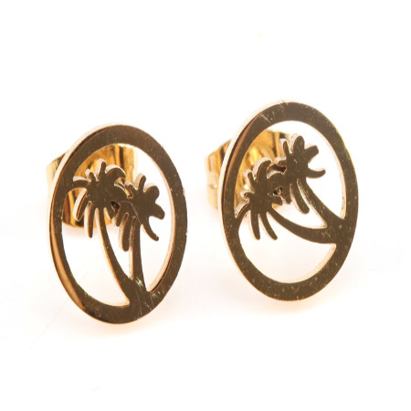 KOLCZYKI ZŁOTE STAL...