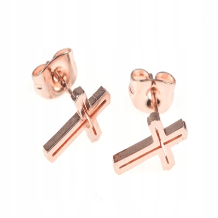 KOLCZYKI ZŁOTE STAL...