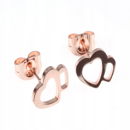 KOLCZYKI ZŁOTE STAL...