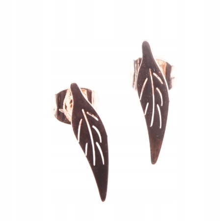 KOLCZYKI ZŁOTE STAL...