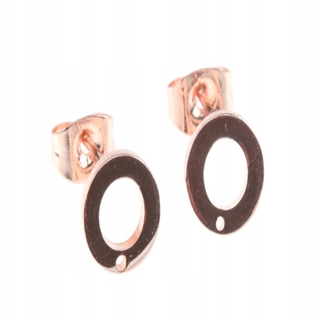 KOLCZYKI ZŁOTE STAL...