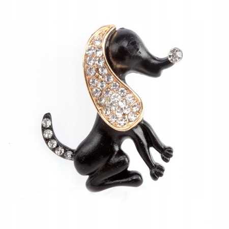 PIĘKNA BROSZKA PIESEK PIES...