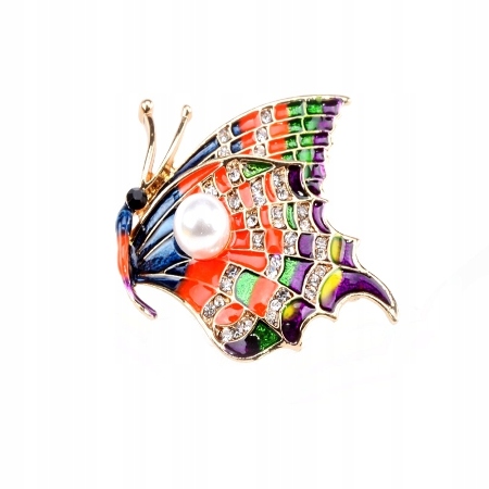 PIĘKNA BROSZKA MOTYL...