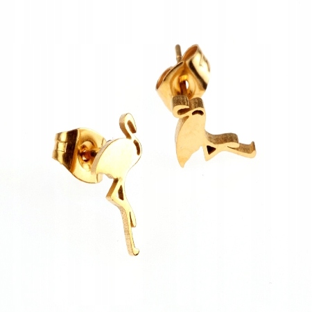 KOLCZYKI ZŁOTE STAL...