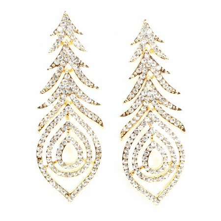 KOLCZYKI DŁUGIE BALOWE...