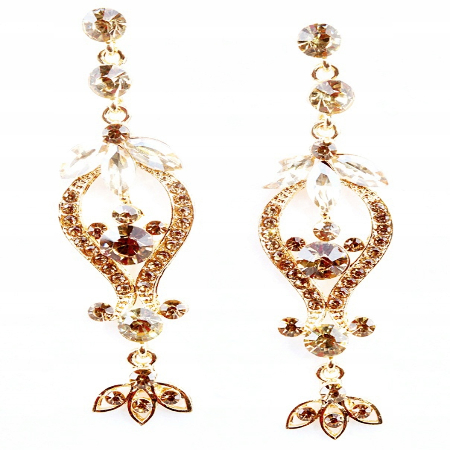 KOLCZYKI DŁUGIE BALOWE...