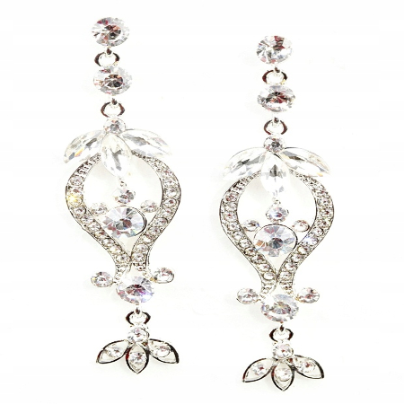 KOLCZYKI DŁUGIE BALOWE...