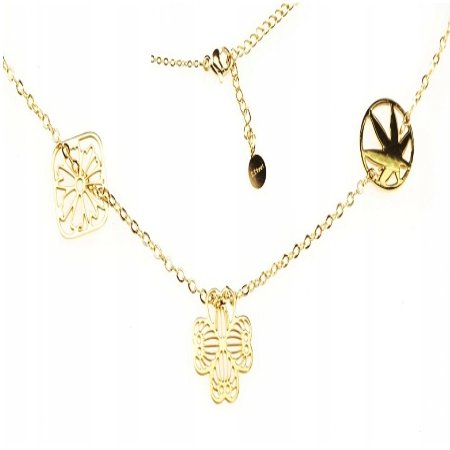 NASZYJNIK ZŁOTY STAL...