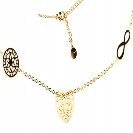 NASZYJNIK ZŁOTY STAL...