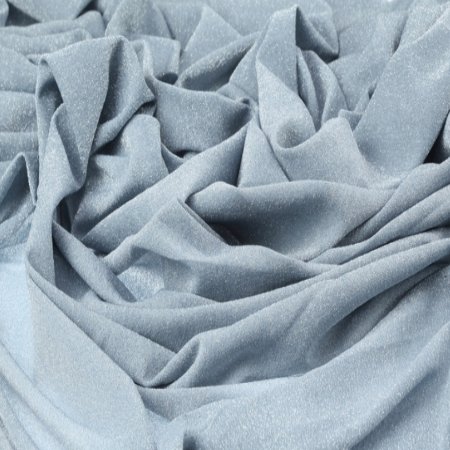 DZIANINA BROKATOWA POPIEL...