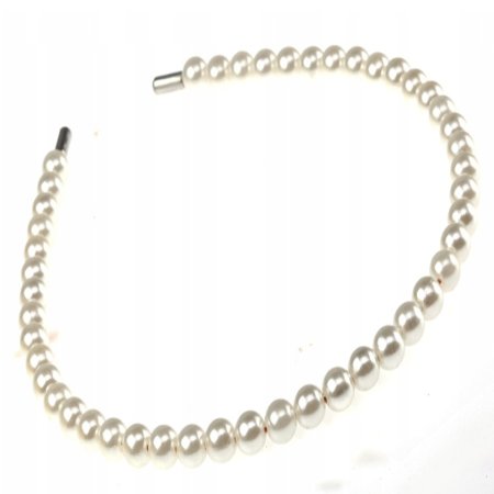 OPASKA DO WŁOSÓW BIAŁE PEREŁKI