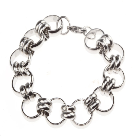 BRANSOLETKA MĘSKA STAL...