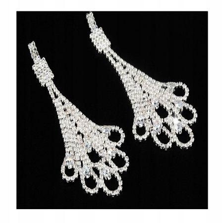 KOLCZYKI DŁUGIE BALOWE...