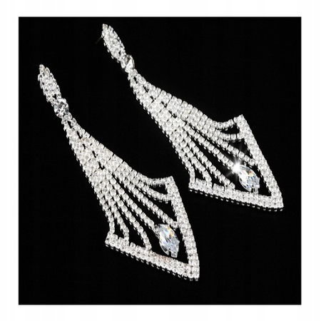 KOLCZYKI DŁUGIE BALOWE...