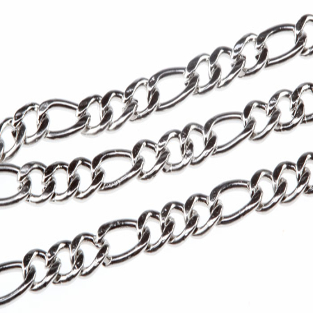 ŁAŃCUSZEK FIGARO 4mm STAL...