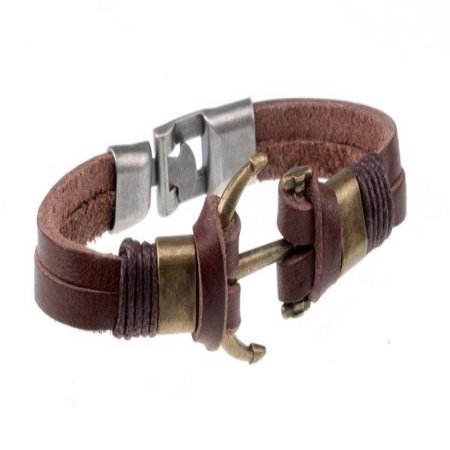 BRANSOLETKA MĘSKA RZEMIEŃ 21cm