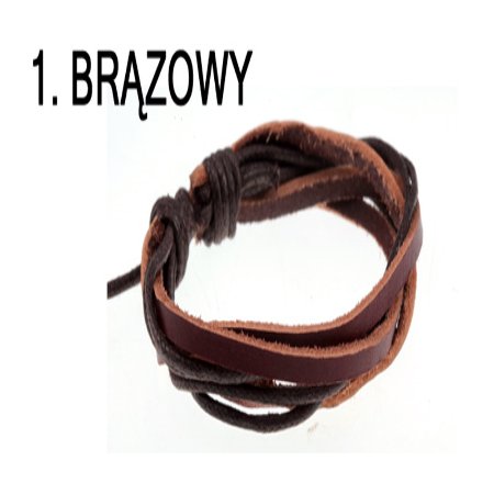 BRANSOLETKA MĘSKA RZEMIEŃ...