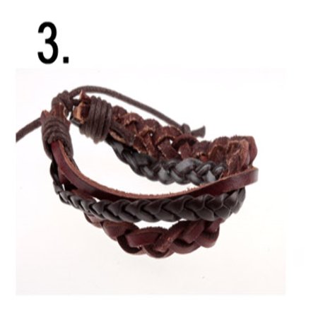 BRANSOLETKA MĘSKA CZARNA...