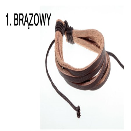 BRANSOLETKA MĘSKA RZEMIEŃ...