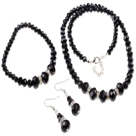 KRYSZTAŁ RONDELLE KOMPLET...