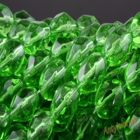 KORALIKI KRYSZTAŁOWE OLIWKA...