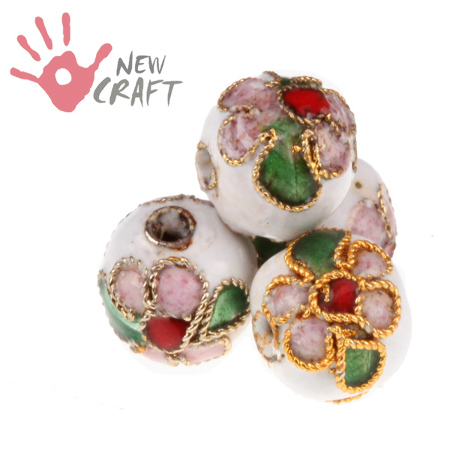 KORALIKI CLOISONNE KULA 8mm...