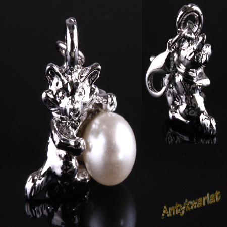 ZAWIESZKA CHARMS 3D KOT Z...
