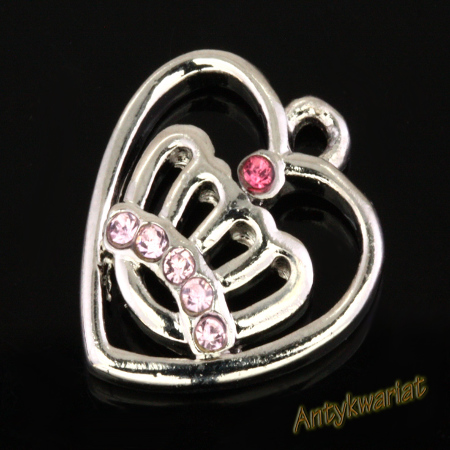 ZAWIESZKA CHARMS 3D SERCE...