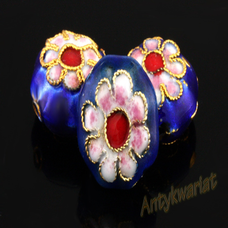 KORALIKI CLOISONNE KWIAT...