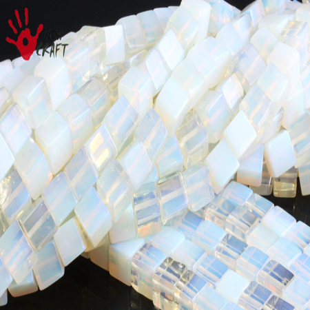 KAMIEŃ OPAL KOSTKA (10mm 37cm)