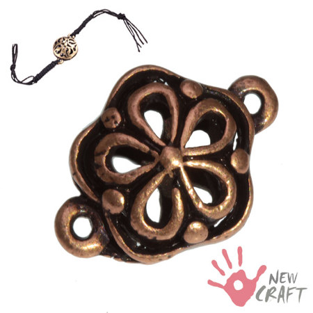 MIEDZIANE BALI KWIATEK 20mm...