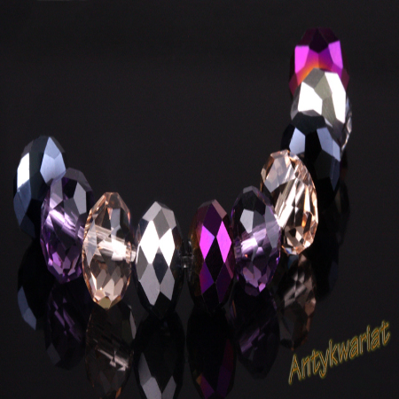 KRYSZTAŁ RONDELLE FASET MIX...