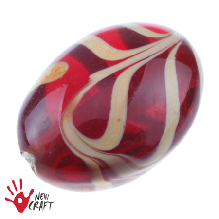 LAMPWORK OWAL 18mm 10szt