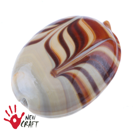 LAMPWORK TOFFI OWAL 20mm 10szt
